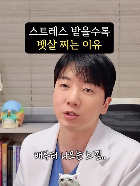 스트레스 받을수록 뱃살